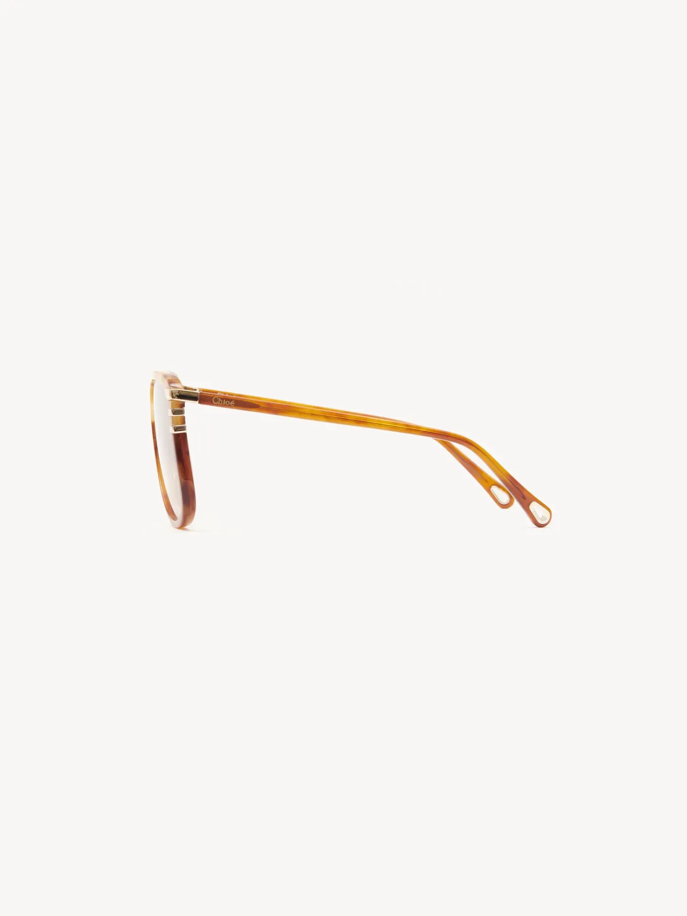 Lunettes De Soleil-Chloé Lunettes De Soleil West Havana Patchwork