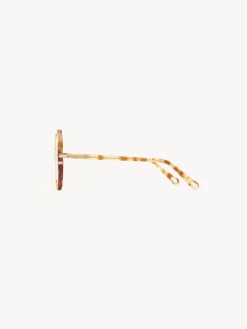 Lunettes De Soleil-Chloé Lunettes De Soleil West Havana Patchwork