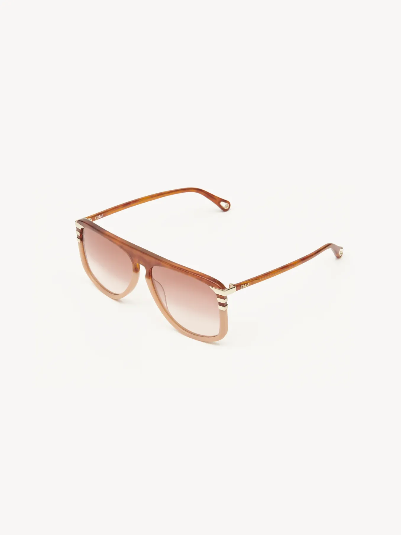 Lunettes De Soleil-Chloé Lunettes De Soleil West Petite Havana/Peach
