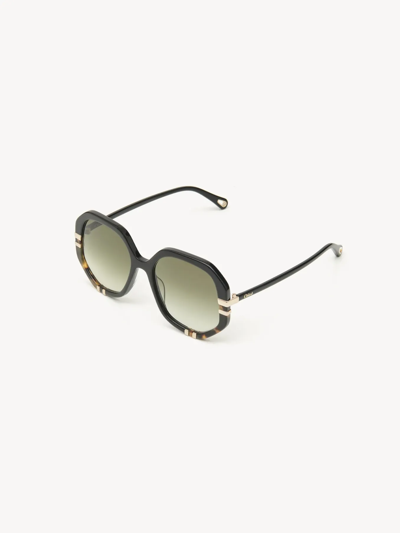 Lunettes De Soleil-Chloé Lunettes De Soleil West Petite Black/Havana