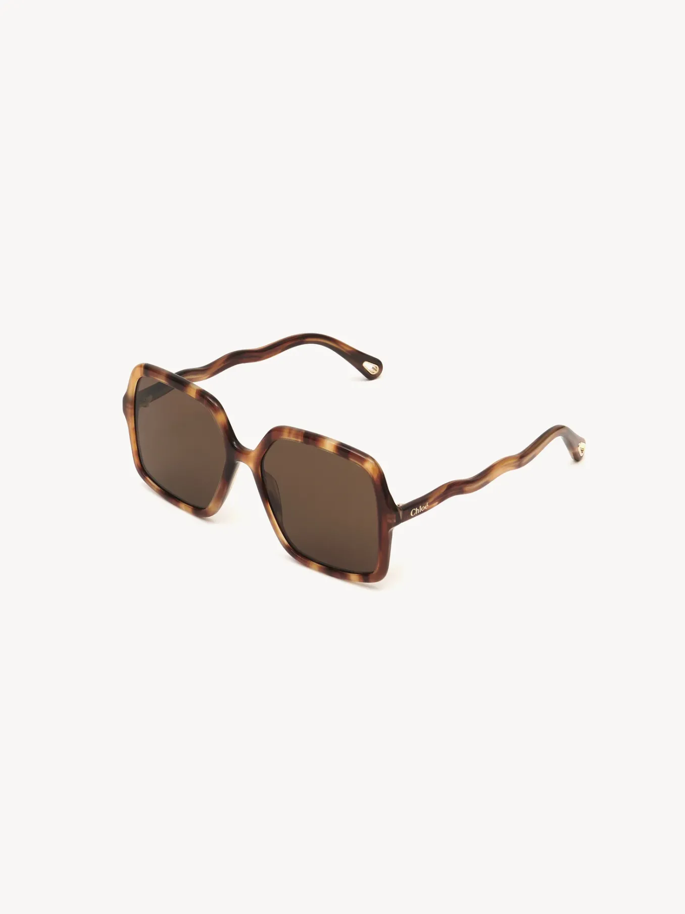 Lunettes De Soleil-Chloé Lunettes De Soleil Zelie Havana / Brown
