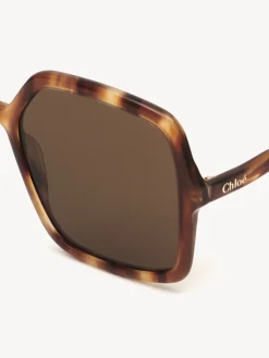 Lunettes De Soleil-Chloé Lunettes De Soleil Zelie Havana / Brown