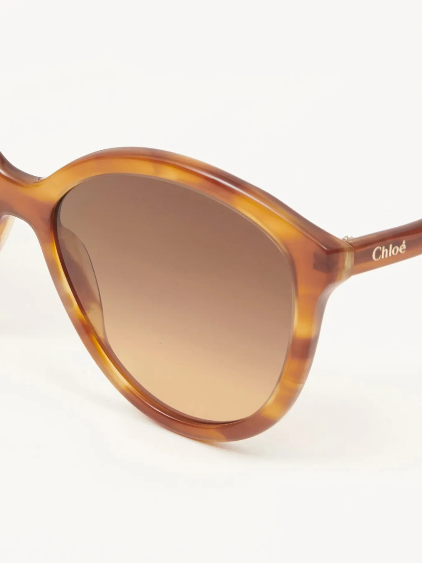 Tenues De Plage-Chloé Lunettes De Soleil Zelie Light Havana
