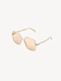 Lunettes De Soleil-Chloé Lunettes De Soleil Zelie Ivory