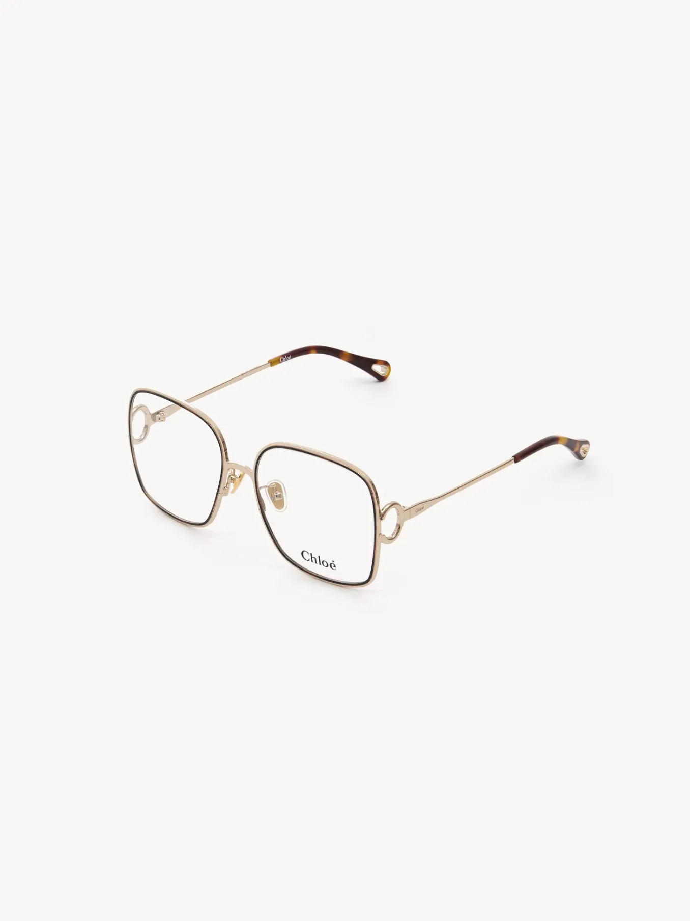Montures Optiques-Chloé Lunettes De Vue Austine Gold/Havana