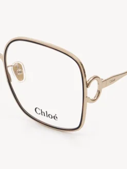 Montures Optiques-Chloé Lunettes De Vue Austine Gold/Havana
