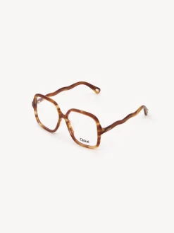 Montures Optiques-Chloé Lunettes De Vue Zelie Light Havana