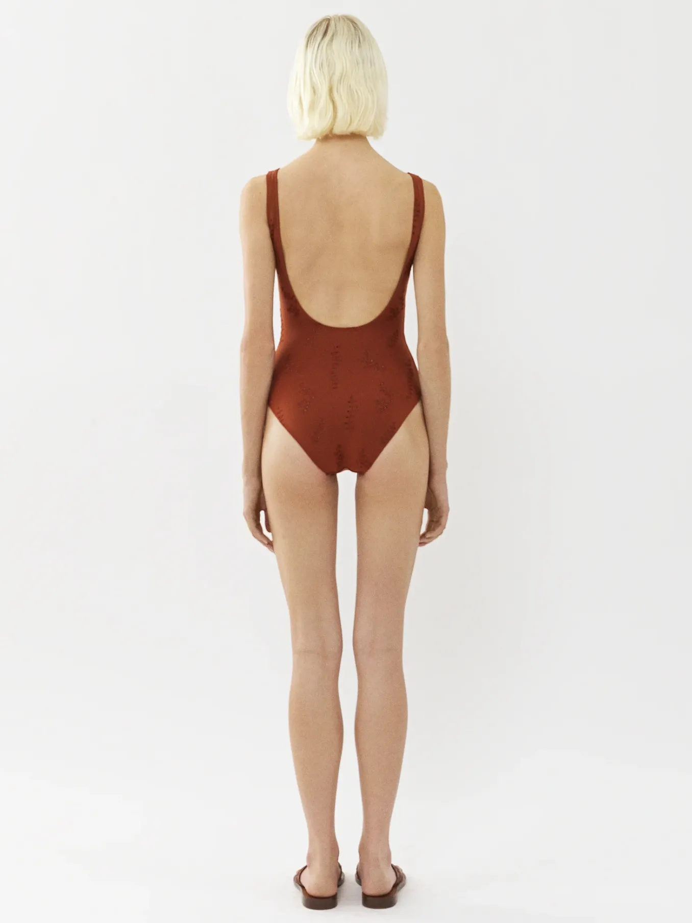 Tenues De Plage-Chloé Maillot De Bain Une Piece Pacific Chloe X Eres Red Ochre