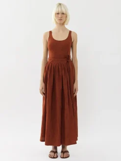 Tenues De Plage-Chloé Maillot De Bain Une Piece Pacific Chloe X Eres Red Ochre