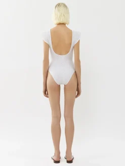 Tenues De Plage-Chloé Maillot De Bain Une Piece Volante Philippine Chloe X Eres Iconic Milk