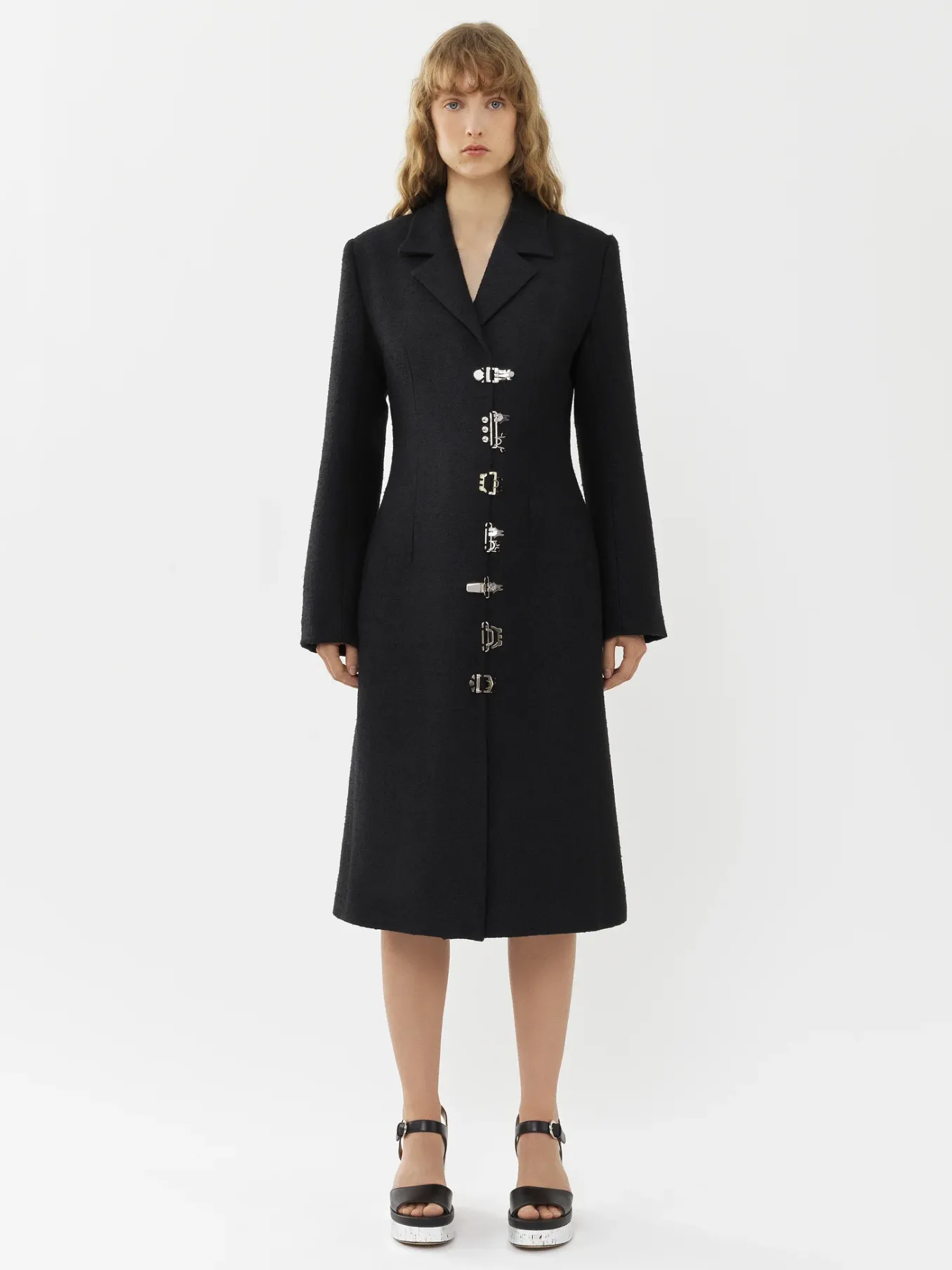 Manteaux-Chloé Manteau Midi Noir