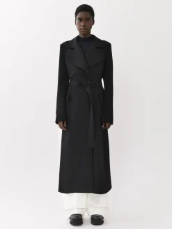 Manteaux-Chloé Manteau Portefeuille Long Noir