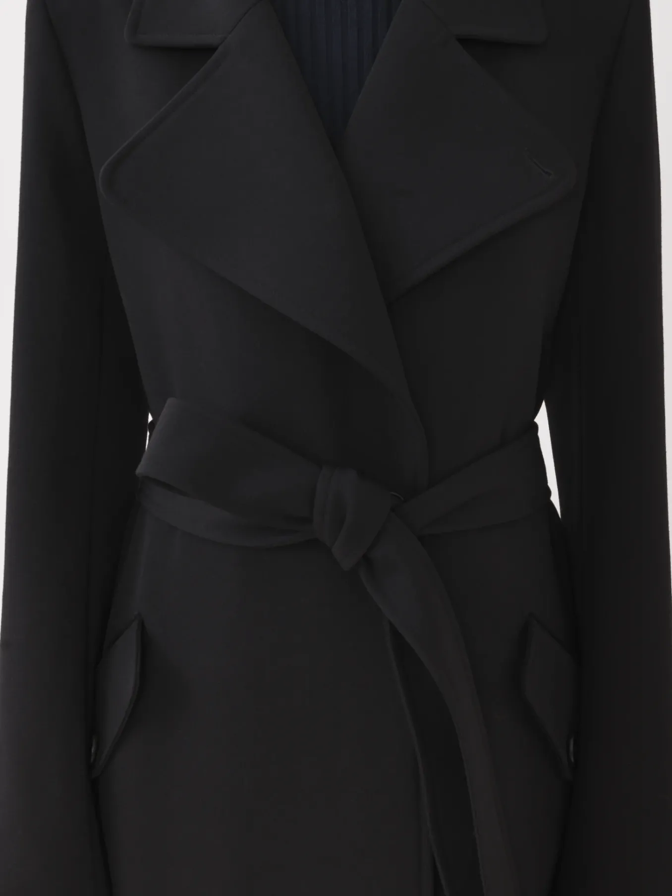 Manteaux-Chloé Manteau Portefeuille Long Noir