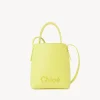 Sacs Porté Épaule-Chloé Micro Sac Cabas Chloe Sense Daffodil Yellow