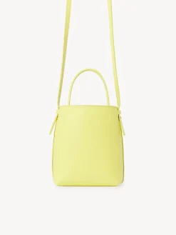 Sacs Porté Épaule-Chloé Micro Sac Cabas Chloe Sense Daffodil Yellow
