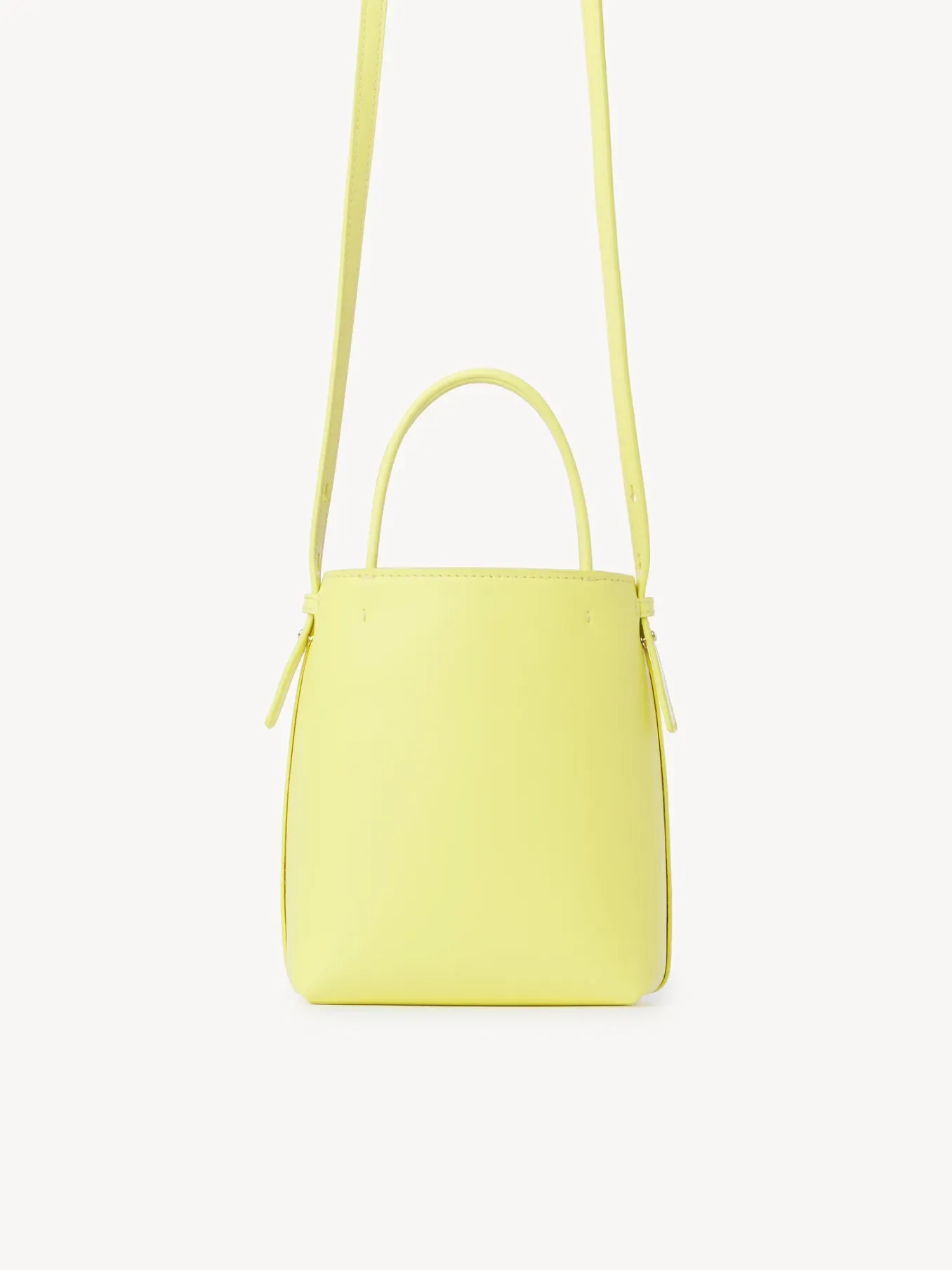 Sacs Porté Épaule-Chloé Micro Sac Cabas Chloe Sense Daffodil Yellow