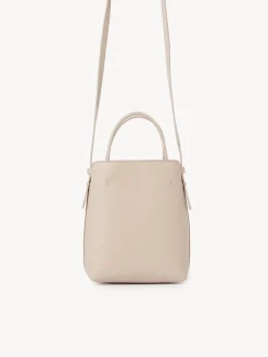 Sacs Porté Épaule-Chloé Micro Sac Cabas Chloe Sense Cement Pink