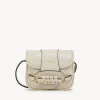 Sacs Porté Épaule-Chloé Micro Sac Porte Épaule Saddie Cement Beige