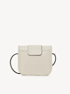 Sacs Porté Épaule-Chloé Micro Sac Porte Épaule Saddie Cement Beige