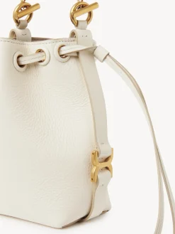 Sacs À Bandoulière-Chloé Micro Sac Seau Marcie Misty Ivory