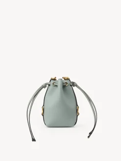 Sacs À Bandoulière-Chloé Micro Sac Seau Marcie Bay Green