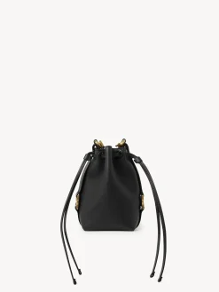 Sacs À Bandoulière-Chloé Micro Sac Seau Marcie Noir