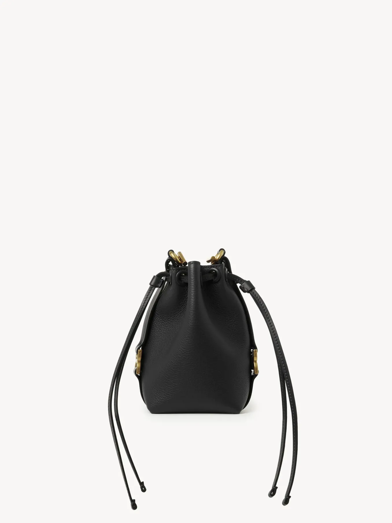Sacs À Bandoulière-Chloé Micro Sac Seau Marcie Noir