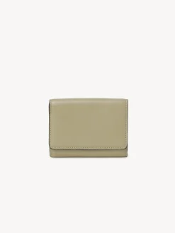Portefeuilles Compacts-Chloé Mini Portefeuille A Trois Volets Tilda Pottery Green