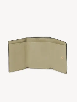 Portefeuilles Compacts-Chloé Mini Portefeuille A Trois Volets Tilda Pottery Green