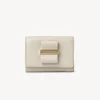 Portefeuilles Compacts-Chloé Mini Portefeuille A Trois Volets Rosita Cement Beige