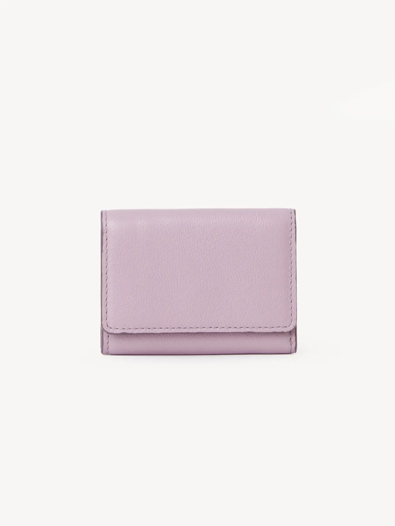 Portefeuilles Compacts-Chloé Mini Portefeuille A Trois Volets Lizzie Lavender Mist