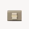 Portefeuilles Compacts-Chloé Mini Portefeuille A Trois Volets Rosita Motty Grey