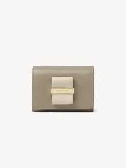 Portefeuilles Compacts-Chloé Mini Portefeuille A Trois Volets Rosita Motty Grey