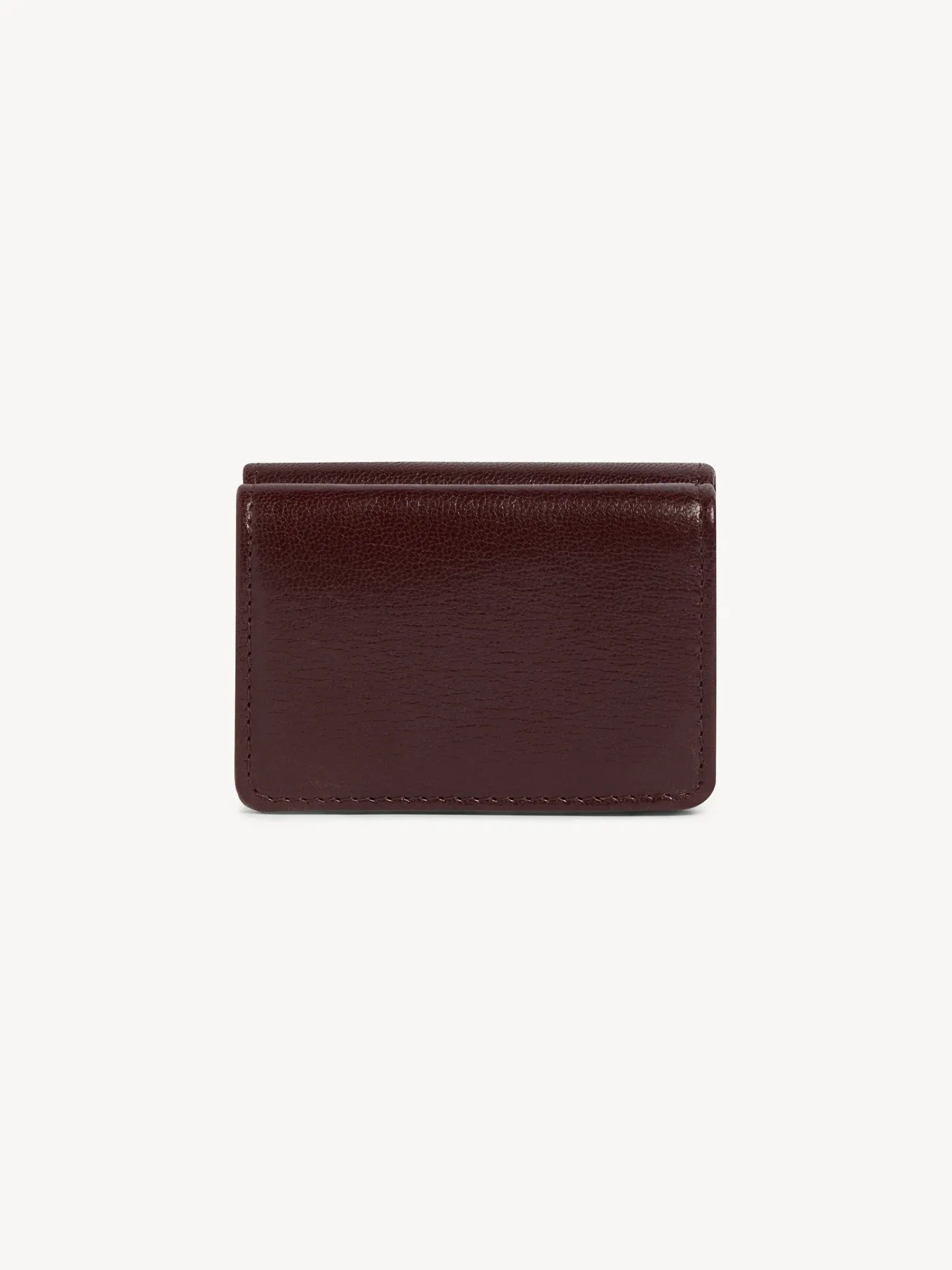 Portefeuilles Compacts-Chloé Mini Portefeuille A Trois Volets Saddie Dusky Brown