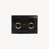 Portefeuilles Compacts-Chloé Mini Portefeuille A Trois Volets Saddie Noir
