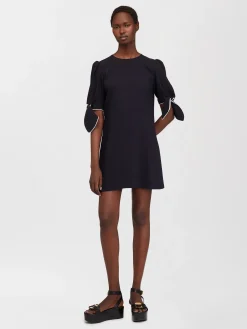 Vêtements-Chloé Mini Robe Ink Navy