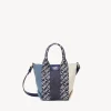 Sacs À Bandoulière-Chloé Mini Sac Cabas Laetizia Royal Navy