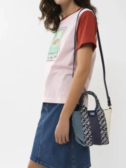 Sacs À Bandoulière-Chloé Mini Sac Cabas Laetizia Royal Navy