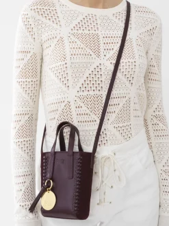 Sacs Cabas Et Paniers-Chloé Mini Sac Cabas Tilda Full Violine