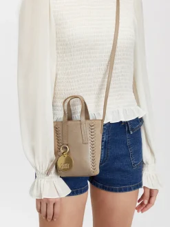 Sacs Cabas Et Paniers-Chloé Mini Sac Cabas Tilda Motty Grey