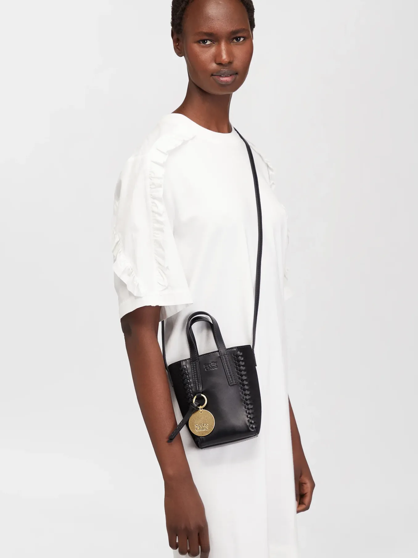 Sacs Cabas Et Paniers-Chloé Mini Sac Cabas Tilda Noir