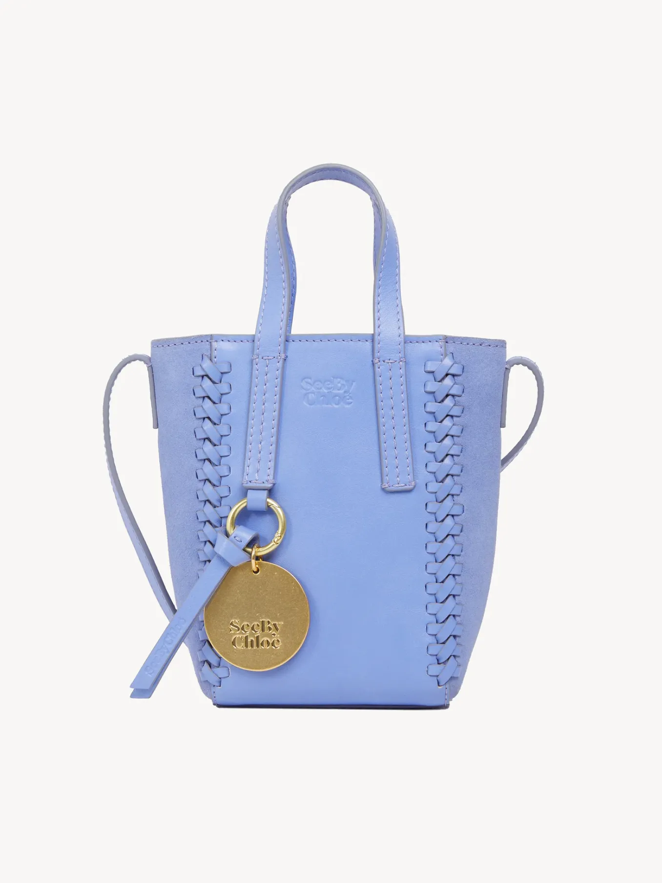 Sacs Porté Épaule-Chloé Mini Sac Cabas Tilda Persian Blue