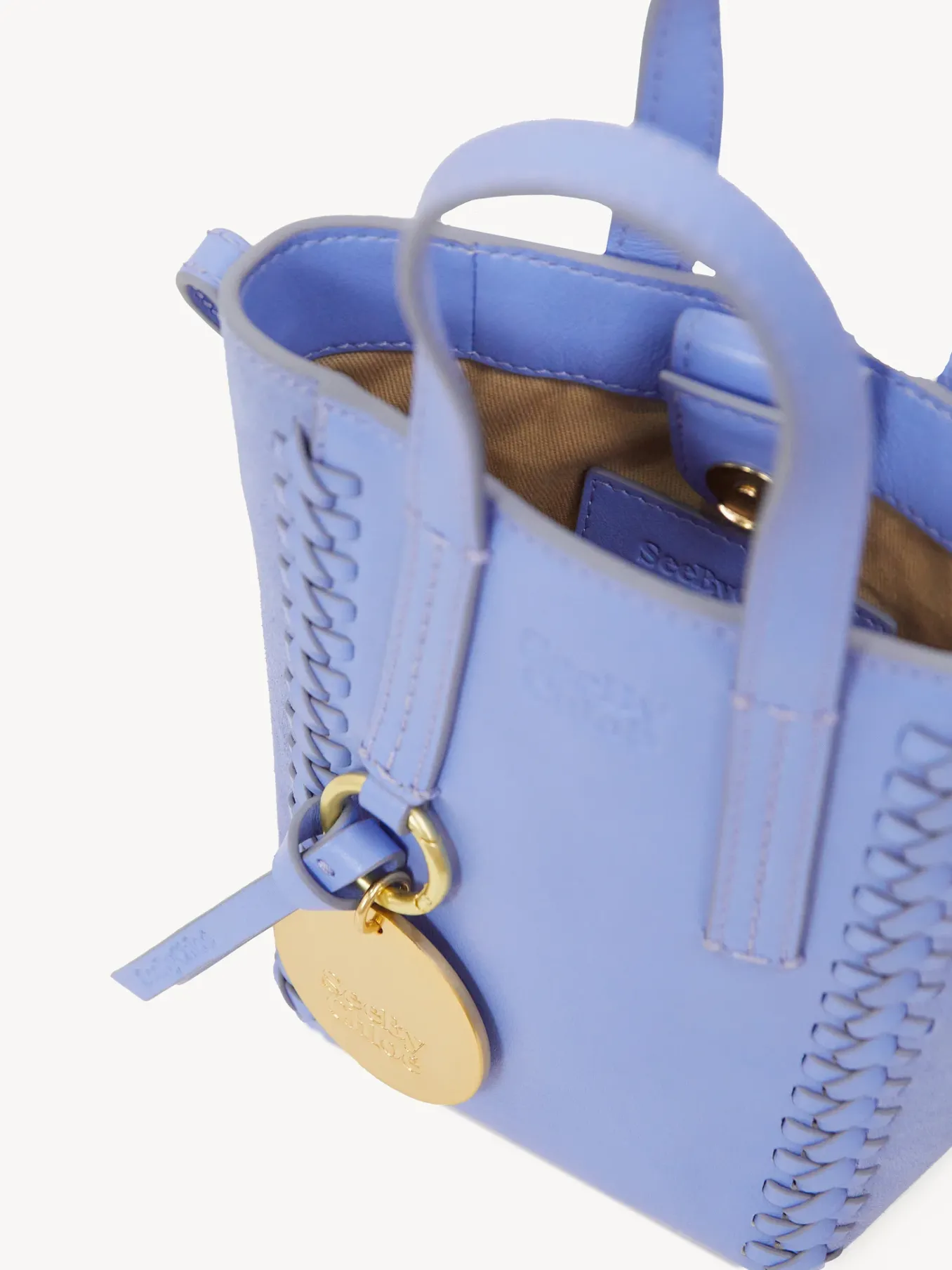 Sacs Porté Épaule-Chloé Mini Sac Cabas Tilda Persian Blue
