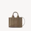 Sacs À Bandoulière-Chloé Mini Sac Cabas Woody A Bandoulière Army Green
