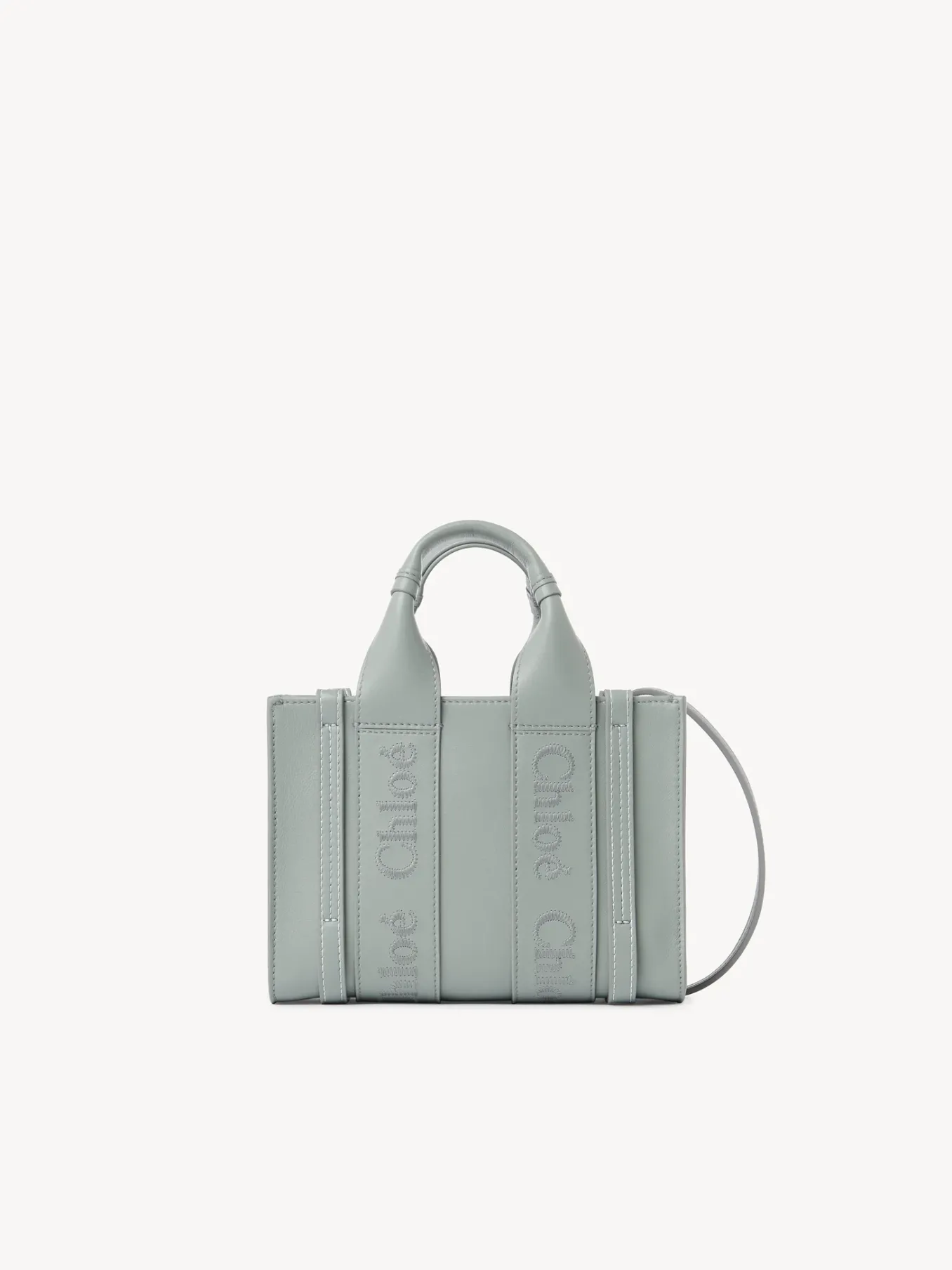 Sacs À Bandoulière-Chloé Mini Sac Cabas Woody A Bandoulière Bay Green