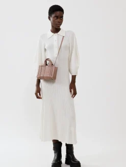 Sacs À Bandoulière-Chloé Mini Sac Cabas Woody A Bandoulière Cement Pink