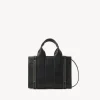 Sacs À Bandoulière-Chloé Mini Sac Cabas Woody A Bandoulière Noir