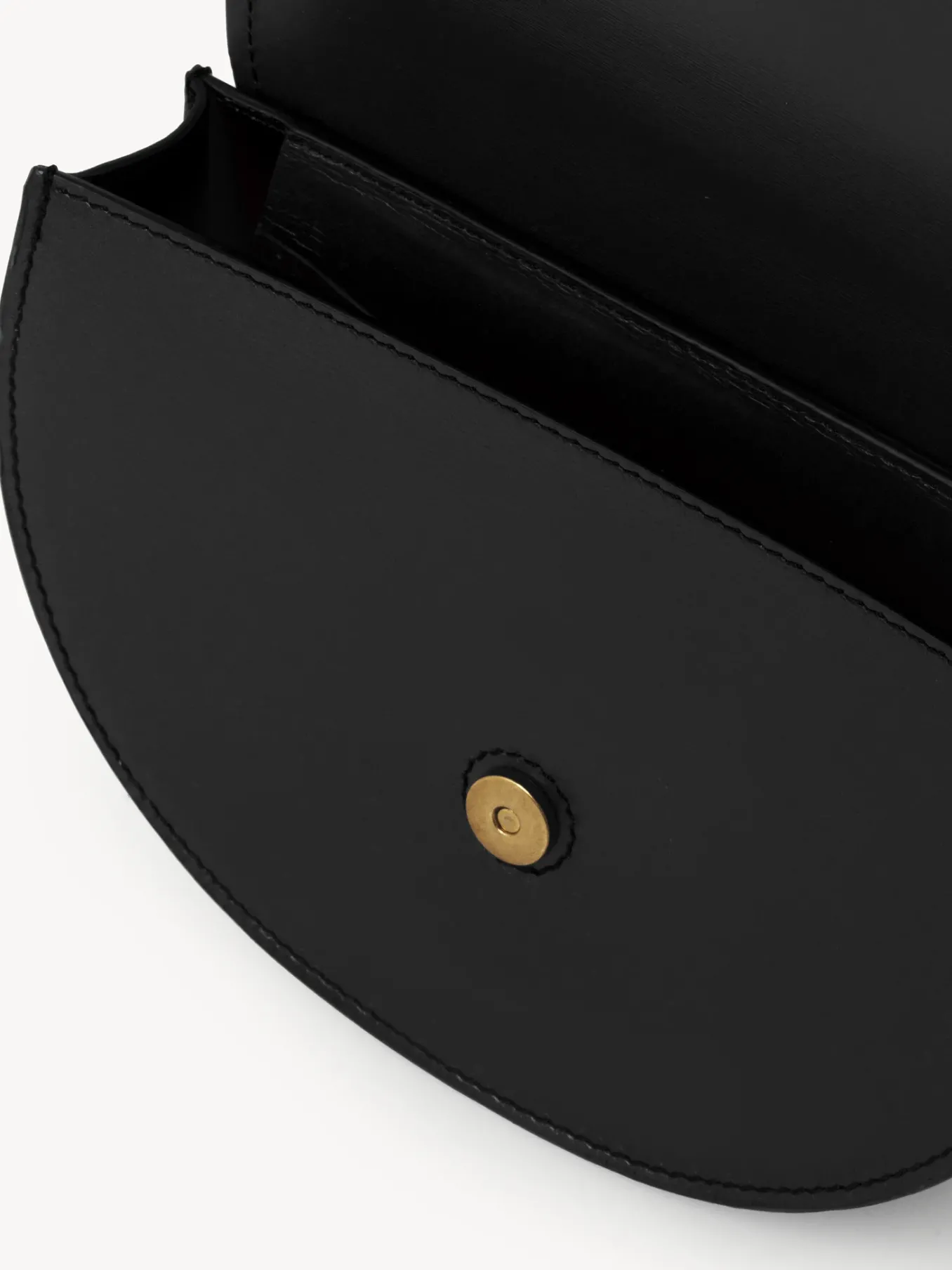 Sacs À Bandoulière-Chloé Mini Sac Demi-Lune Marcie Noir