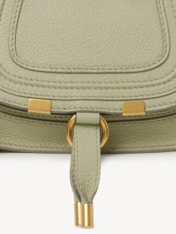 Sacs À Bandoulière-Chloé Mini Sac Double Porte Marcie Faded Green
