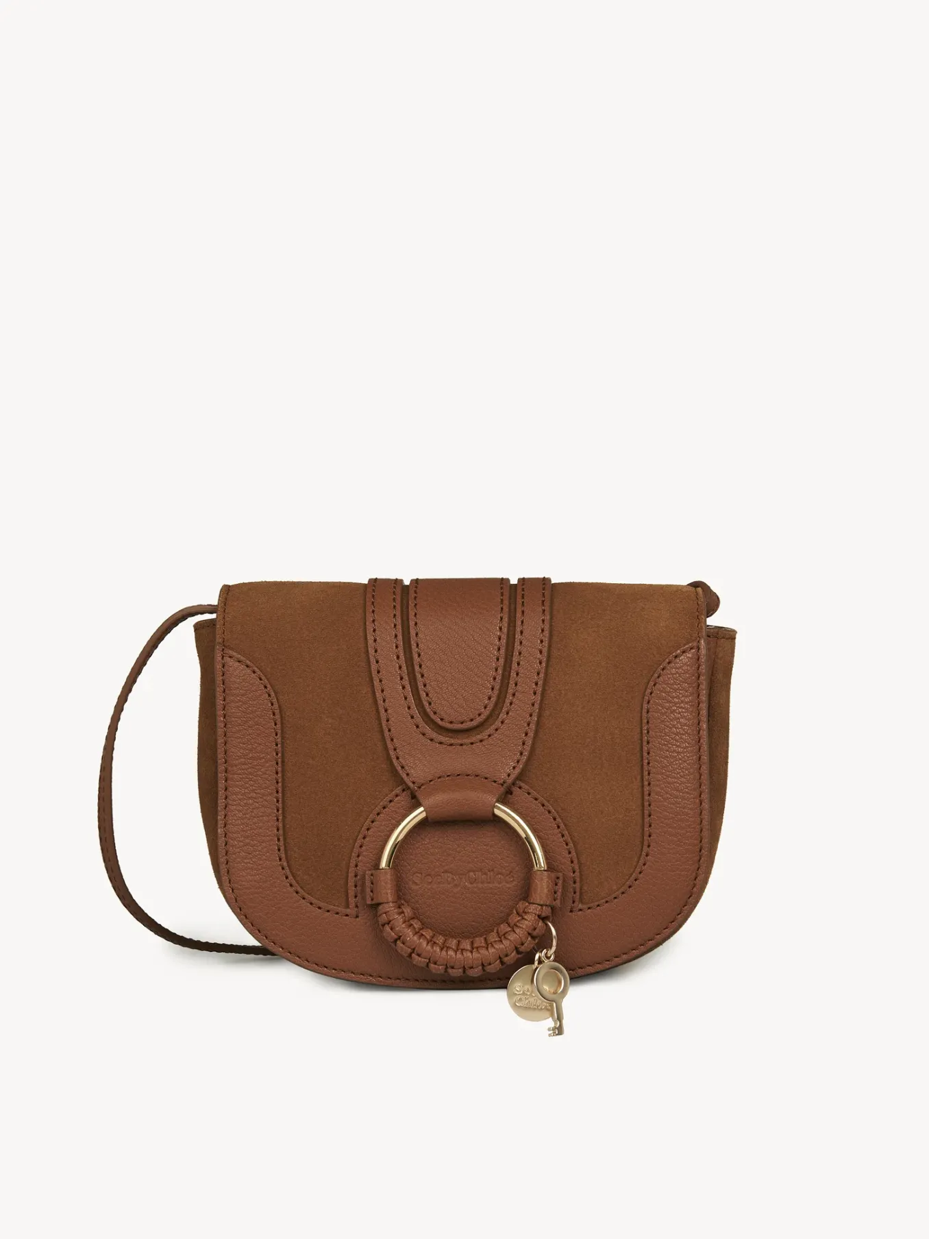 Sacs À Bandoulière-Chloé Mini Sac Hana Caramello